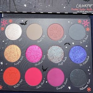 Colourpop x Nightmare Before Christmas eyeshadow palette.